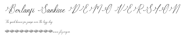 Berlanfi Sankisse DEMO VERSION.otf