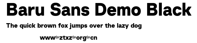 Baru Sans Demo Black.otf