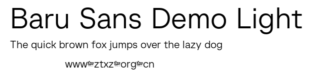 Baru Sans Demo Light.otf