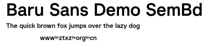 Baru Sans Demo SemBd.otf