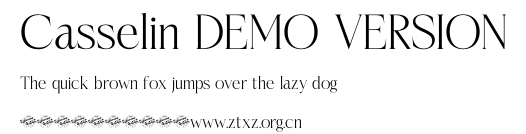 Casselin DEMO VERSION.ttf