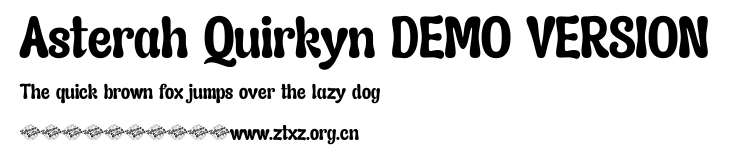 Asterah Quirkyn DEMO VERSION.otf