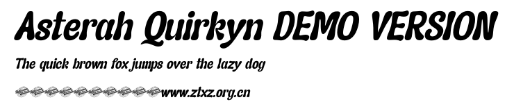 Asterah Quirkyn DEMO VERSION.otf