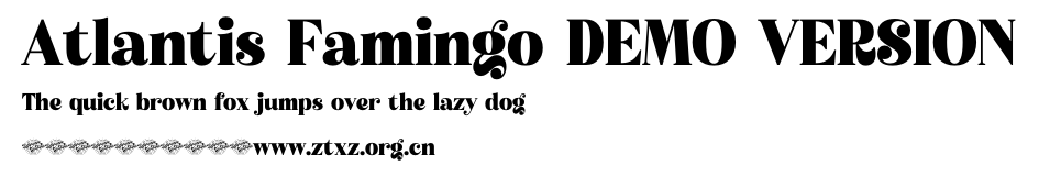 Atlantis Famingo DEMO VERSION.otf