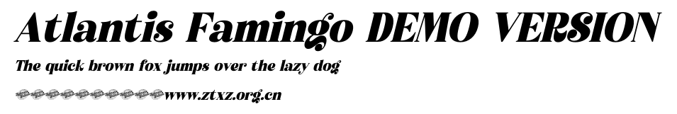 Atlantis Famingo DEMO VERSION.otf