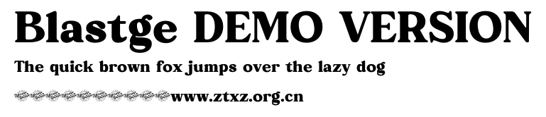 Blastge DEMO VERSION.otf