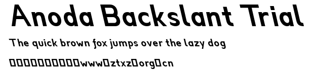 Anoda Backslant Trial.ttf