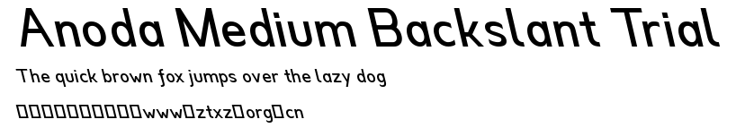 Anoda Medium Backslant Trial.ttf