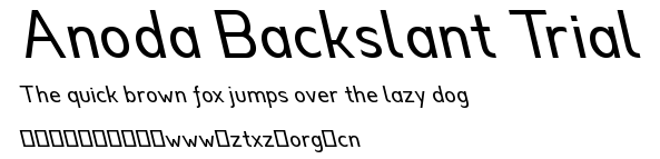 Anoda Backslant Trial.ttf