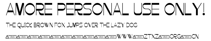 Amore PERSONAL USE ONLY!.ttf