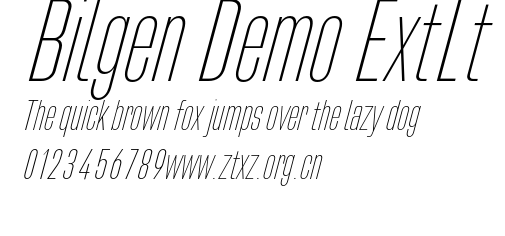 Bilgen Demo ExtLt.otf