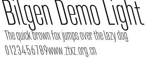 Bilgen Demo Light.otf