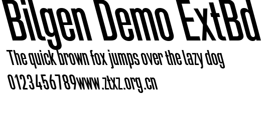 Bilgen Demo ExtBd.otf