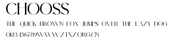 Chooss.otf
