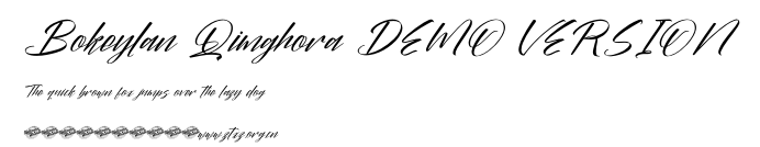 Bokeylan Qimghora DEMO VERSION.ttf