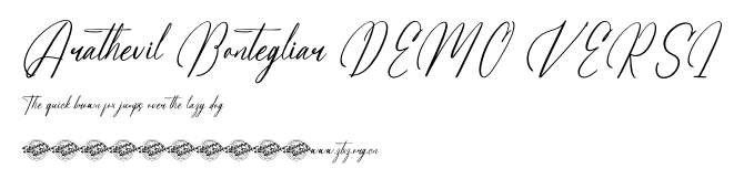 Arathevil Bontegliar DEMO VERSI.ttf