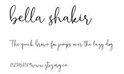 bella shakir.ttf