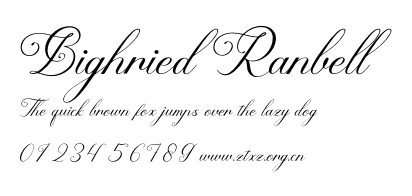 Bighried Ranbell.otf