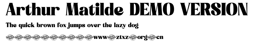 Arthur Matilde DEMO VERSION.ttf