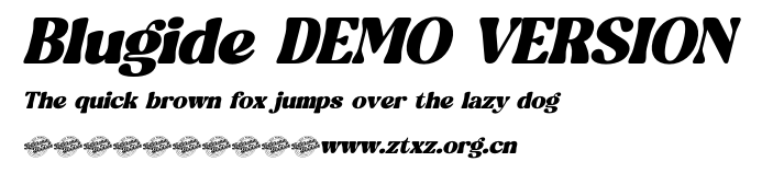 Blugide DEMO VERSION.otf
