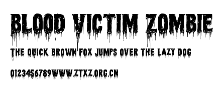 Blood Victim Zombie.ttf