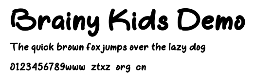 Brainy Kids Demo.otf
