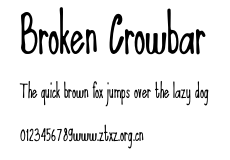 Broken Crowbar.otf