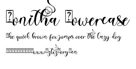 Bonitha Lowercase.ttf