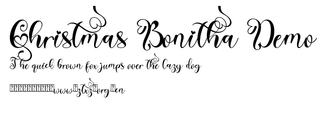 Christmas Bonitha Demo.ttf