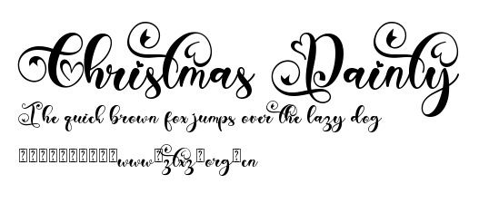 Christmas Dainty.ttf