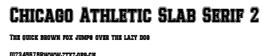 Chicago Athletic Slab Serif 2.ttf