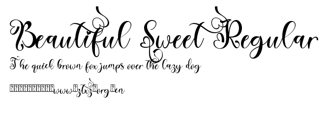 Beautiful Sweet Regular.ttf