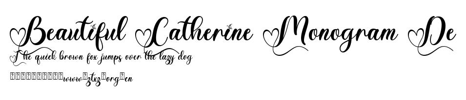 Beautiful Catherine Monogram De.ttf