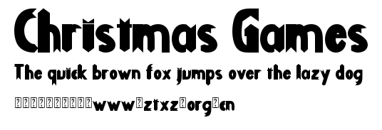 Christmas Games.ttf