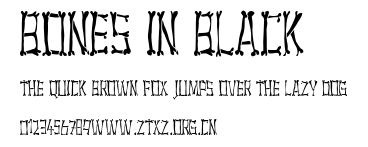 Bones in Black.otf