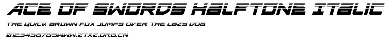Ace of Swords Halftone Italic.ttf