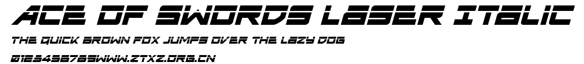 Ace of Swords Laser Italic.ttf