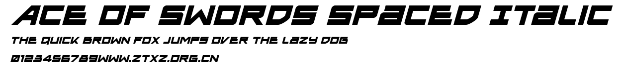Ace of Swords Spaced Italic.ttf