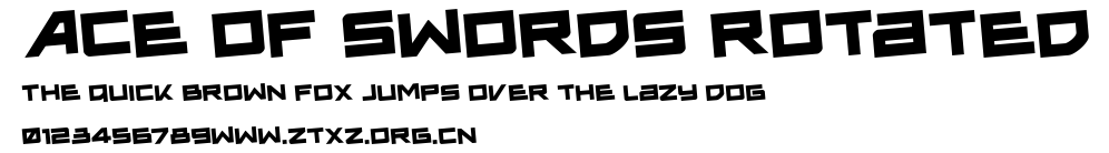 Ace of Swords Rotated.ttf