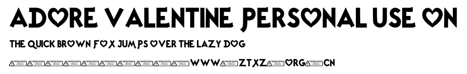 Adore Valentine PERSONAL USE ON.ttf