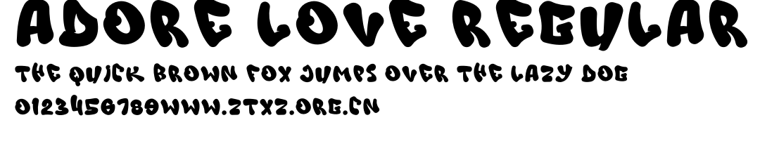 Adore Love Regular.otf