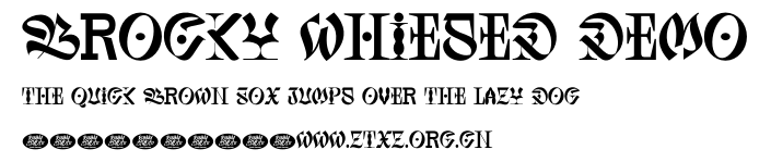 Brocky Whiesed DEMO.otf