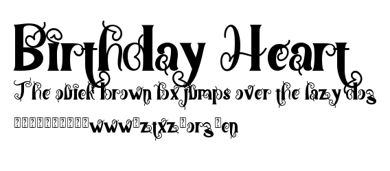 Birthday Heart.ttf
