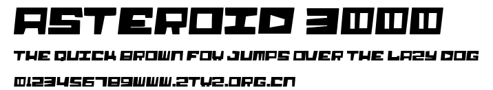 Asteroid 3000.ttf