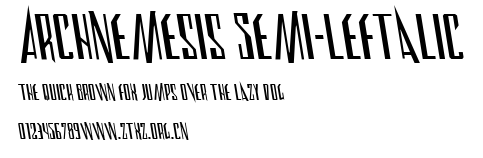 Archnemesis Semi-Leftalic.ttf