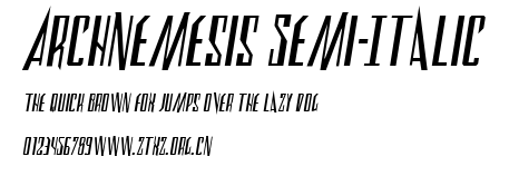 Archnemesis Semi-Italic.ttf