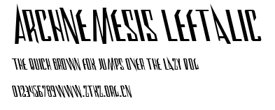 Archnemesis Leftalic.ttf