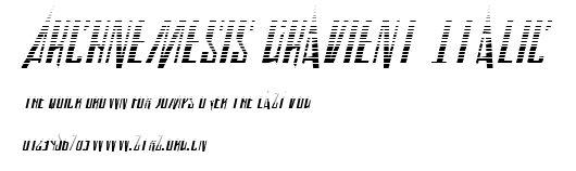 Archnemesis Gradient Italic.ttf
