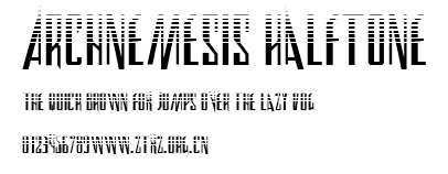 Archnemesis Halftone.ttf