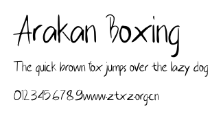 Arakan Boxing.otf